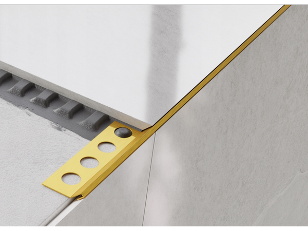 Profil Inox,gold mat 1,2cm x 270cm