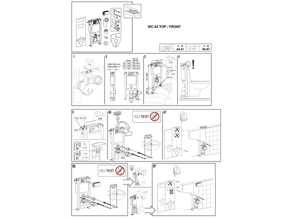 Liv-Fix WC 6052 83 cm