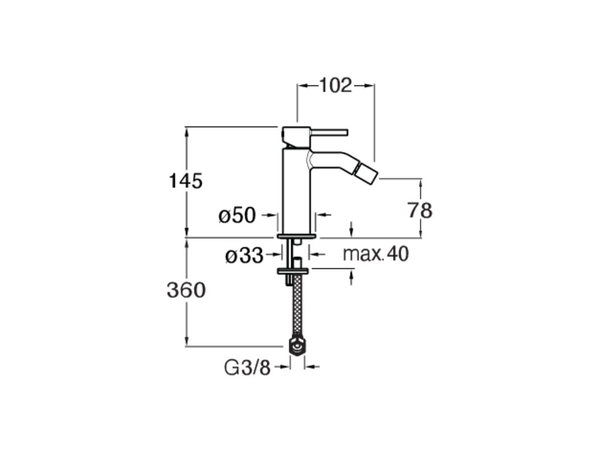 Phi bidet mixer