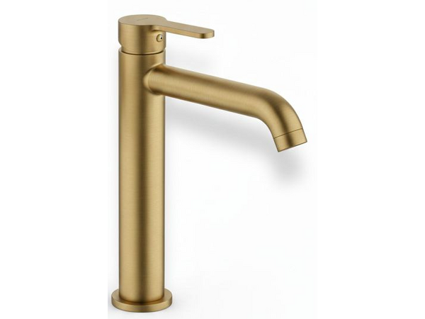 Medium single-control deck-mounted single-hole washbasin mixer + pop up
