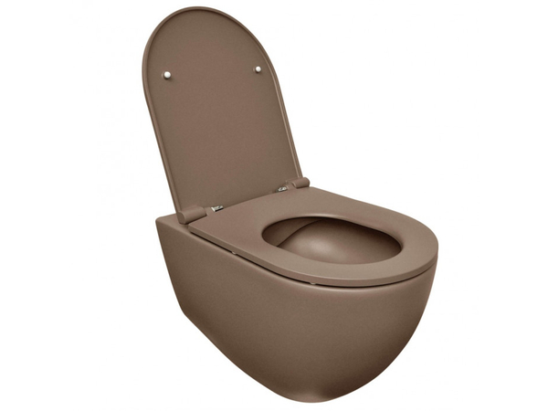 Infinity WC Taupe Matt + Toilet Seat Taupe Matt