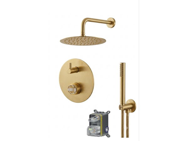 Tiber  brushed gold
