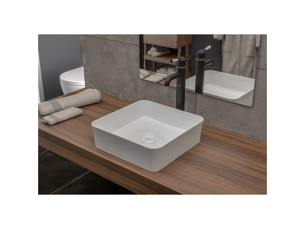 Sottile Slim Washbasin 38cm White Glossy