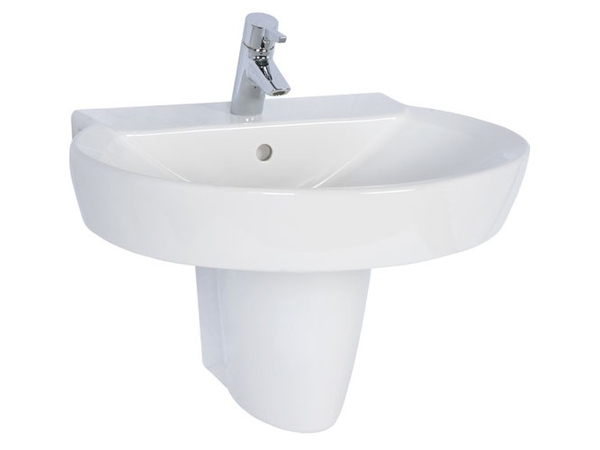 Sunrise Washbasin 65cm-White cu semipiedestal ( VITRA )