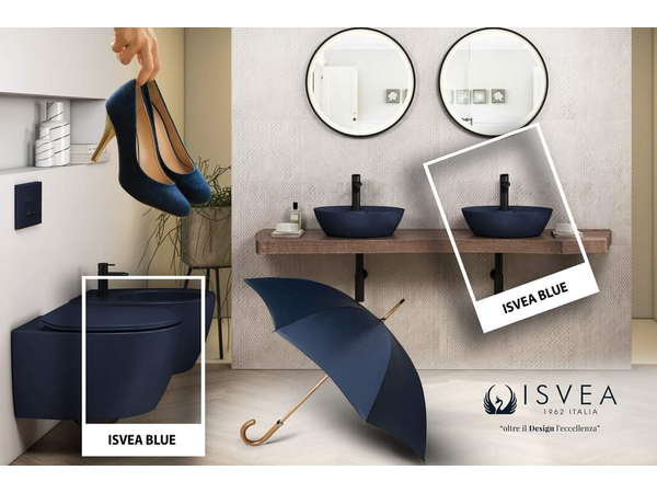 Infinity WC+Toilet Seat  Blue Matt