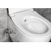 Sentimenti WC hot/cold mixer+Toilet Seat   White Glossy