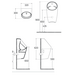 Infinity Sensoclean Urinal White Glossy