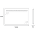 Mirror with Profile Frame 100cm (Anti-Fog)