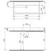 Milano Washbasin 100cm