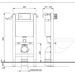 Liv-Fix WC 6052 83 cm