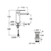 Ok@y washbasin mixer + pop up