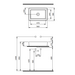 Cesena Rectangular Basin Shine Orange
