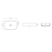 Infinity Washbasin 55 cm - Mint