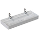 VEA countertop Washbasin , 121 cm , 2 HOLES