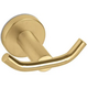 Vema brushed gold double hook