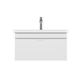Neo Basin Unit 1 Drawer, Lacquered White 100cm